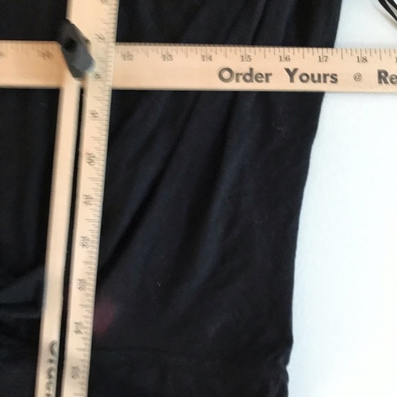 Intimately Free Size Medium Black draped bodysuit tee lightweight runs large - Picture 4 of 9